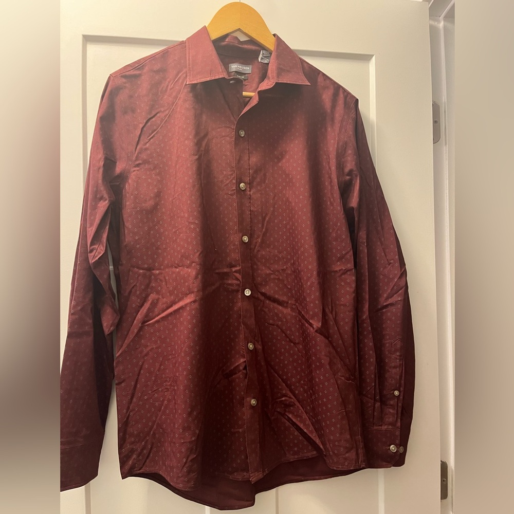 Men's Burgundy Shirt